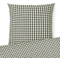 Billede af Juna Bæk&Bølge Pudebetræk 60x63 cm - Grøn/Hvid