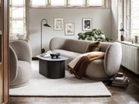 Billede af Ferm Living Rico Lounge Chair Brushed SH: 41 cm - Sand