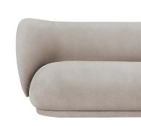 Billede af Ferm Living Rico 3 Personers Sofa Brushed L:210 cm - Sand