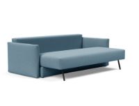 Billede af Innovation Living Tripi Sovesofa 103x60x220 cm - Mat sort/Mixed Dance, Light Blue