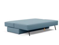 Billede af Innovation Living Osvald Sovesofa L: 200 cm - Mat Sort/Mixed Dance Light Blue