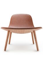 Billede af Eva Solo Abalone Lounge Chair SH: 40 cm - Olieret Eg/Cognac Læder