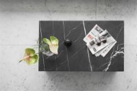 Billede af Audo Copenhagen Plinth Low H: 27 cm - Black Nero Marquina Marble 