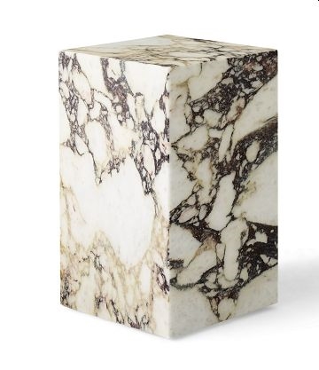 Billede af Audo Copenhagen Plinth Tall H: 51 cm - Rose Calacatta Viola Marble  