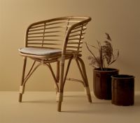 Billede af Cane-line Indoor Blend Spisebordsstol SH: 45 cm - Natural Rattan