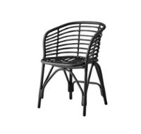 Billede af Cane-line Indoor Blend Spisebordsstol SH: 45 cm - Black Rattan