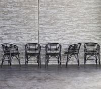 Billede af Cane-line Indoor Blend Spisebordsstol SH: 45 cm - Black Rattan