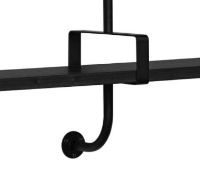 Billede af GUBI Démon 4 hylder m. 2 beslag L: 95cm - Black Stained Ash