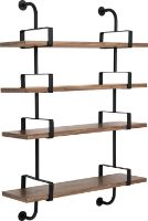 Billede af GUBI Démon 4 hylder m. 2 beslag L: 95cm - Walnut