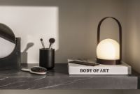 Billede af Audo Copenhagen Carrie LED Lamp Portable Ø: 13,5 cm - Burned Red