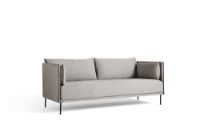Billede af HAY Silhouette 2 Personers Sofa Mono L:171 cm - Ruskin 33 / Black Powder Coated Steel