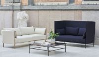 Billede af HAY Silhouette 2 Personers Sofa Mono L:171 cm - Remix 783 / Black Powder Coated Steel
