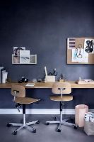 Billede af Montana Kevi 2533 Kontorstol SH: 38-51 cm - Eg/Krom