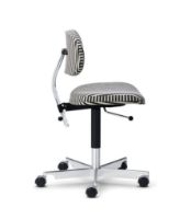 Billede af Montana Kevi 2534U Fuldpolstret Kontorstol SH: 40-53 cm - Mads Nørgaard/Krom