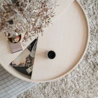 Billede af Woud Arc Coffee Table Ø: 66 cm - Oiled Oak