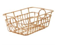 Billede af Cane-line Indoor Carry Me Kurv Lav H: 26 cm - Natural Rattan 