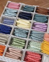 Billede af HAY Candle Spiral 6 pcs H: 19 cm - Ice Blue Lilac Aprikot OUTLET