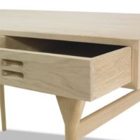 Billede af Snedkergaarden Nanna Ditzel ND 93 skrivebord m. 2 skuffer B: 115 cm - Eg
