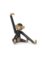 Billede af Kay Bojesen Abe Mini H: 9,5cm - Mørk Bejdset Eg