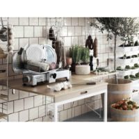 Billede af String Gulvgavl 1 Stk H: 200 cm - Hvid 