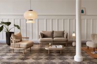 Billede af &Tradition Fly SC2 Sofa L: 162 cm - Oiled Oak/Hot Madison 094