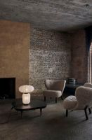 Billede af &Tradition Fly SC4 Lounge Table 80x80 cm - Smoked Oiled Oak/Honed Nero Marquina