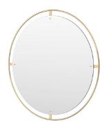 Billede af Audo Copenhagen Nimbus Mirror Ø: 110 cm - Polished Brass