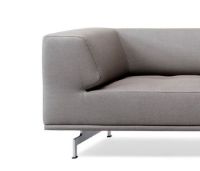 Billede af Fredericia Furniture 450 Delphi 3 Pers. Sofa L: 325 cm - Fiord 171/Aluminium