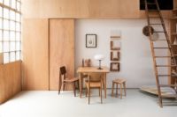 Billede af GUBI Stemlite Table Lamp H: 42 - Black Chrome