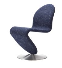 Billede af Verpan System 1-2-3 Dining Chair Standard SH: 47 cm - Pilot 792/Aluminium