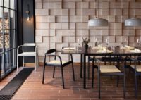 Billede af Please Wait To Be Seated Podgy Pendant Ø: 42 cm - Ash Grey/Tumeric Yellow