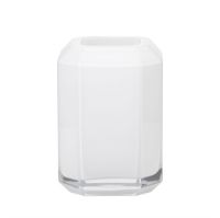 Billede af Louise Roe Jewel Vase Glass H: 20 cm - Opal White