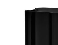 Billede af Louise Roe Funki Vase Rounded H: 34 cm - Black