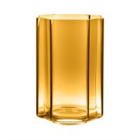 Billede af Louise Roe Funki Vase Asymmetric H: 34 cm - Amber