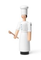 Billede af Kay Bojesen Kokkepige H: 17,5 cm - Hvid