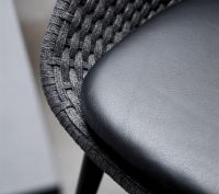 Billede af Cane-line Indoor Hynde til Peacock Stol 40x43 cm - Black Leather