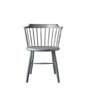 Billede af FDB Møbler J18 Spisebordsstol SH: 45 cm - Lysegrå