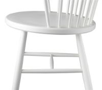 Billede af FDB Møbler J18 Spisebordsstol SH: 45 cm - Hvid