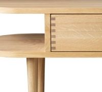 Billede af FDB Møbler Bænk F24 S  L: 90 cm - Massiv Eg/Lakeret
