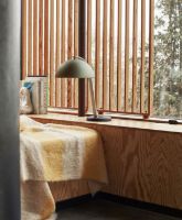 Billede af HAY Cloche Table Lamp H: 43 cm - Mint Green/Black