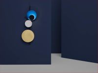 Billede af Please Wait to be Seated Planet Lamp L: 98 cm - Electric Blue