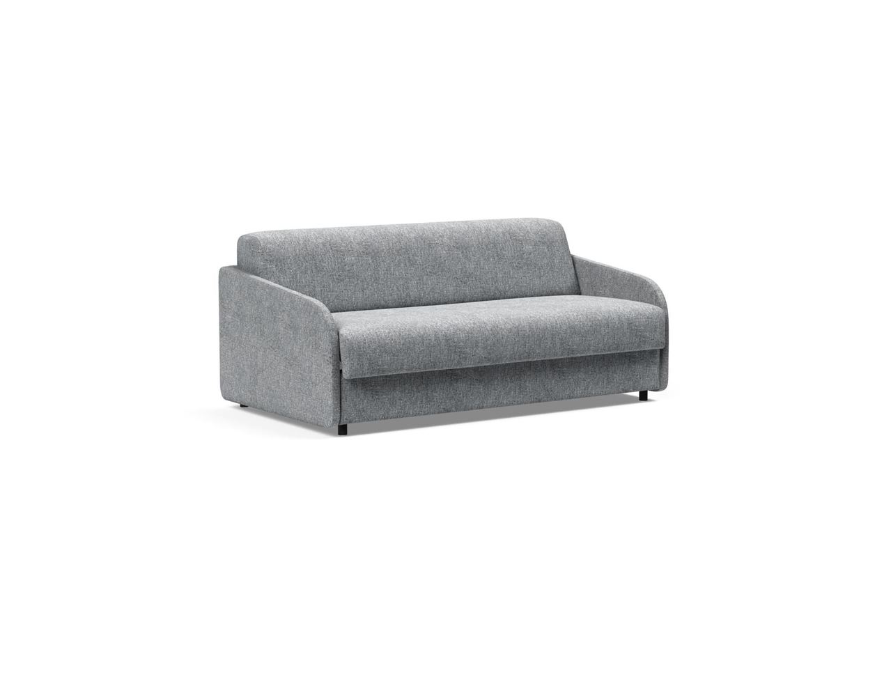 Billede af Innovation Living Eivor 140 Sovesofa m. Spring Madras - Sort Eg/Twist Granite