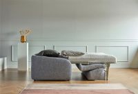 Billede af Innovation Living Eivor 160 Sovesofa m. Spring Madras - Sort Eg/Twist Granite