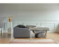 Billede af Innovation Living Eivor 140 Sovesofa m. Dual Madras - Sort Eg/Twist Granite