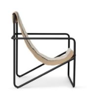 Billede af Ferm Living Desert Chair Kids H: 55,5 cm - Black/Soil OUTLET