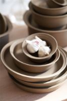 Billede af FDB Møbler V27 Grethe Meyer Ildpot XL keramik fad dyb Ø: 33 cm - Brun