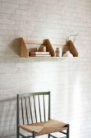 Billede af FDB Møbler J80 Stol Jørgen Bækmark - Blue Grey/Natur Flet 