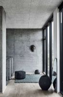 Billede af Muubs Vægspejl Rundt Copenhagen L Ø: 110cm - Sort