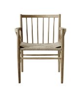 Billede af FDB Møbler J81 Jørgen Bækmark  Armstol - Olieret Eg/Natur Flet 