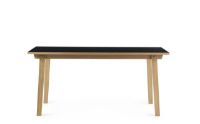 Billede af Normann Copenhagen Slice bord 84x160 cm - Eg/Linoleum